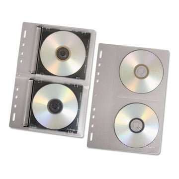 Fellowes® Cd-dvd Protector Sheets For Three-ring Binder, Clear, 10-pack freeshipping - TVN Wholesale